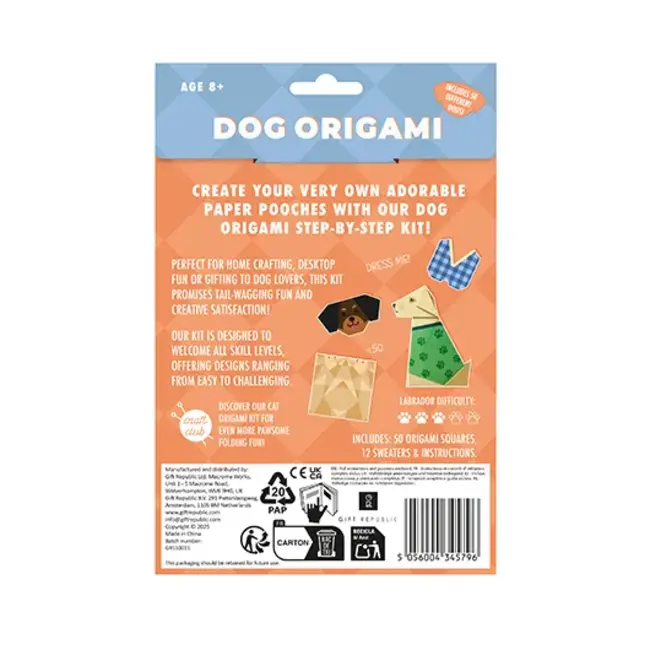Craft Your Own Origami Dog
