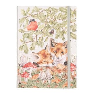 Wrendale 'UNDER THE OAK TREE' Fox Flexi Notebook