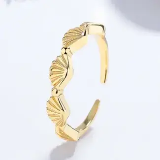 Ocean Seashell Stacking Beach Ring