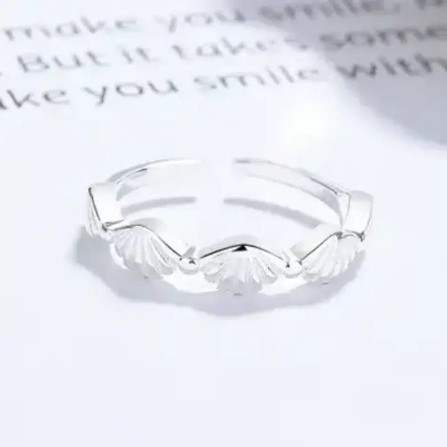 Ocean Seashell Stacking Beach Ring