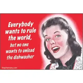 Ephemera Magnet - Everybody wants to rule the world