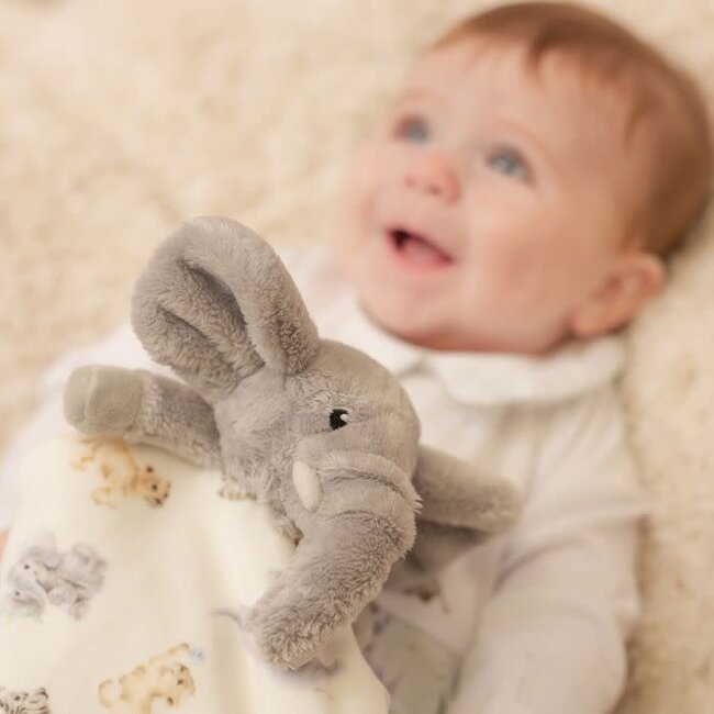 Wrendale Elephant Plush Comforter - Little Savannah