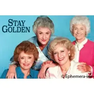 Ephemera Magnet - Stay Golden (Girls)