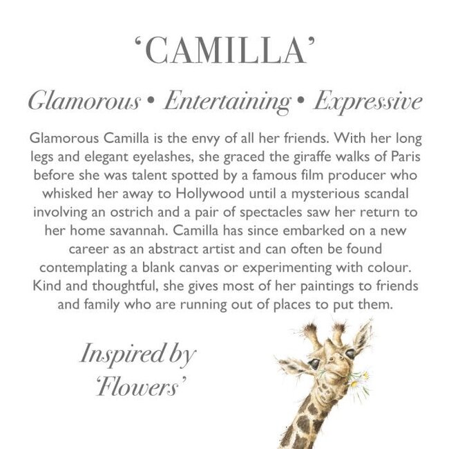 Wrendale 'CAMILLA' Giraffe Character