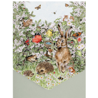 Wrendale 'HIDDEN IN THE HEDGEROW' Nature Notecard Pack