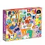 Galison/mudpuppy Cozy Cat Club 1000 Piece Family Puzzle