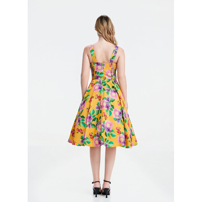 Miss Lulo Heidi - Wild Floral Medley Dress