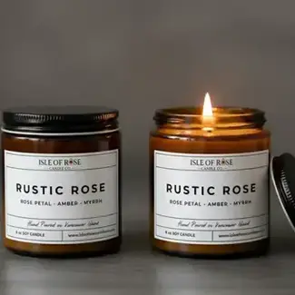 Isle of Rose Candle Co Candle - Rustic Rose