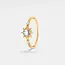 Dainty Gold Sun Stacking Band Ring