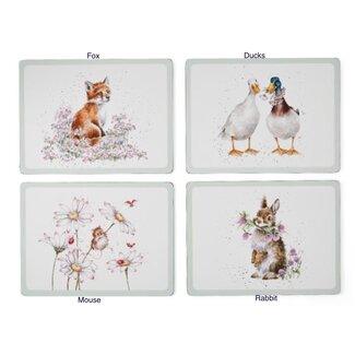 Wrendale 'WILDFLOWER' Animal Placemats