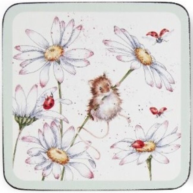Wrendale 'WILDFLOWER' Animal Coasters