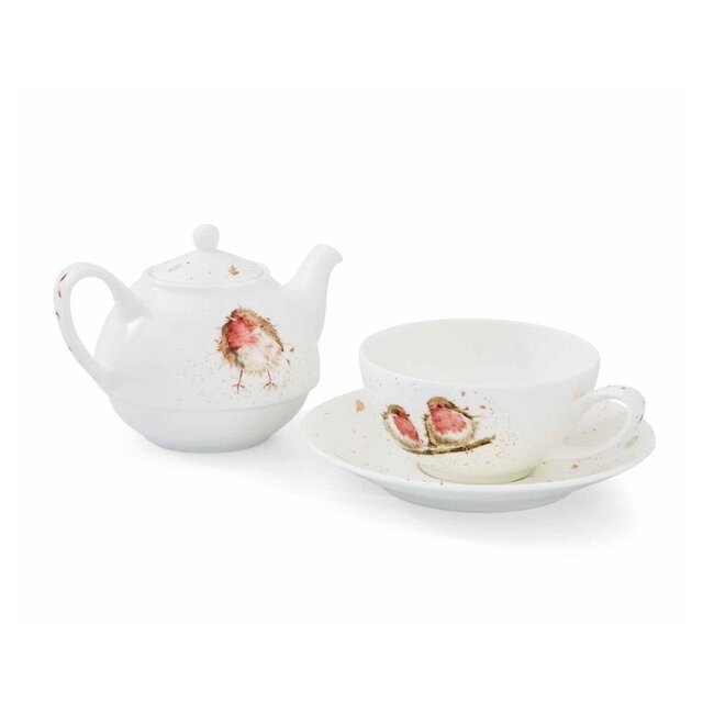 Wrendale 'ROBIN' Tea for One Set