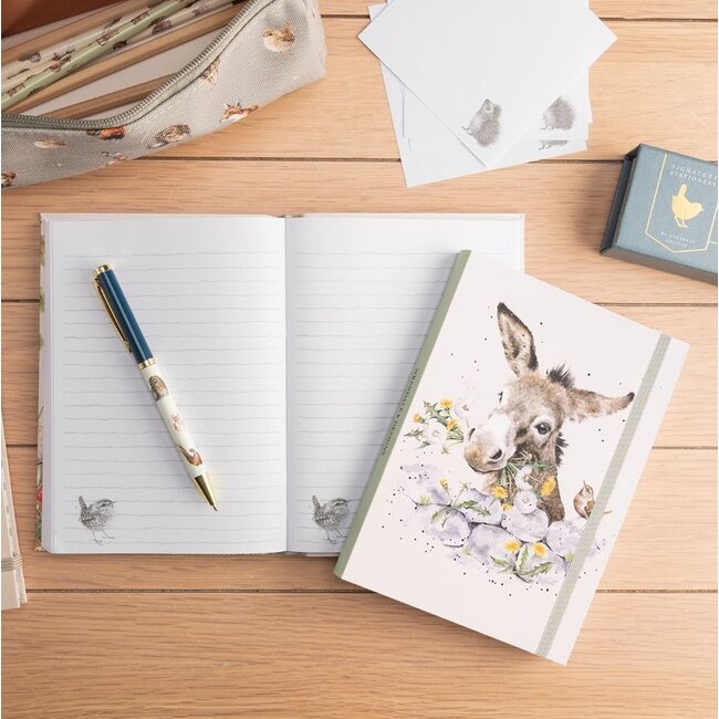 Wrendale 'FINE AND DANDY' Donkey Flexi Notebook