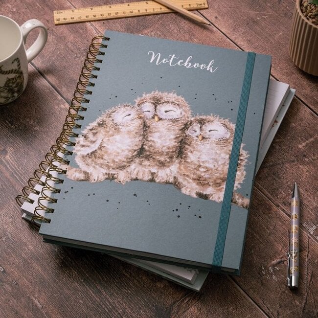 Wrendale 'OWLETS' Owl Large Spiral Bound Journal - A4