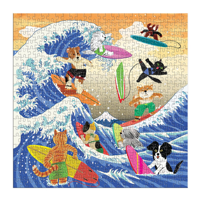 Galison/mudpuppy The Great Surf 500 Piece Puzzle