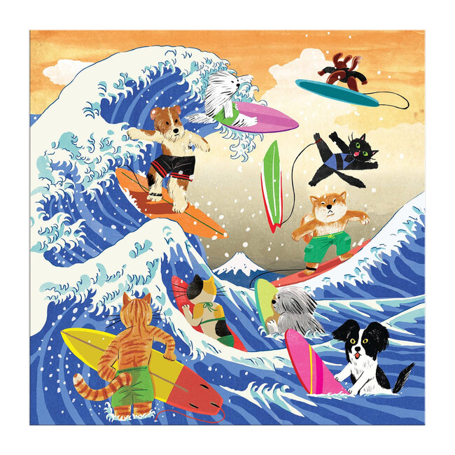 Galison/mudpuppy The Great Surf 500 Piece Puzzle