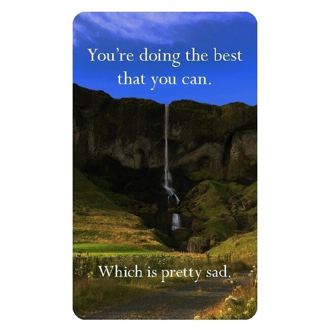 Disappointing Affirmations Card Deck