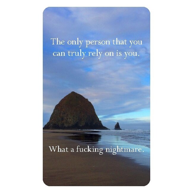 Disappointing Affirmations Card Deck