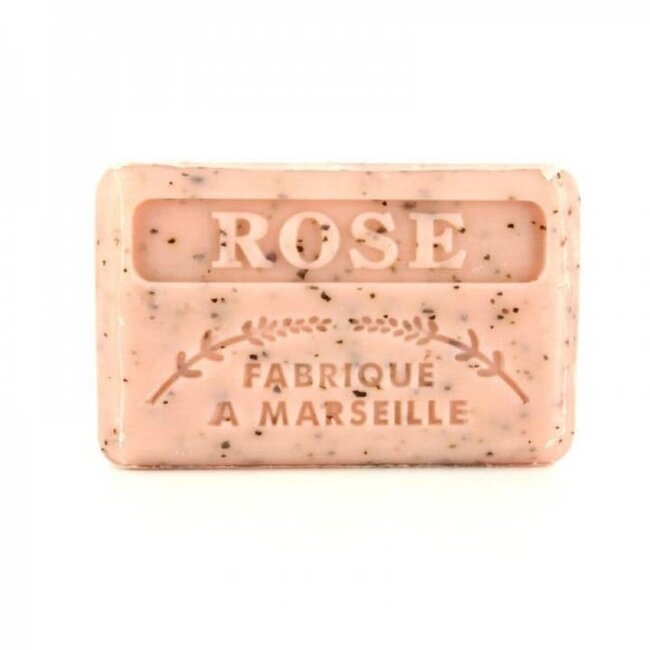 Au Savon de Marseille Rose Petals - French soap with organic shea butter 125g