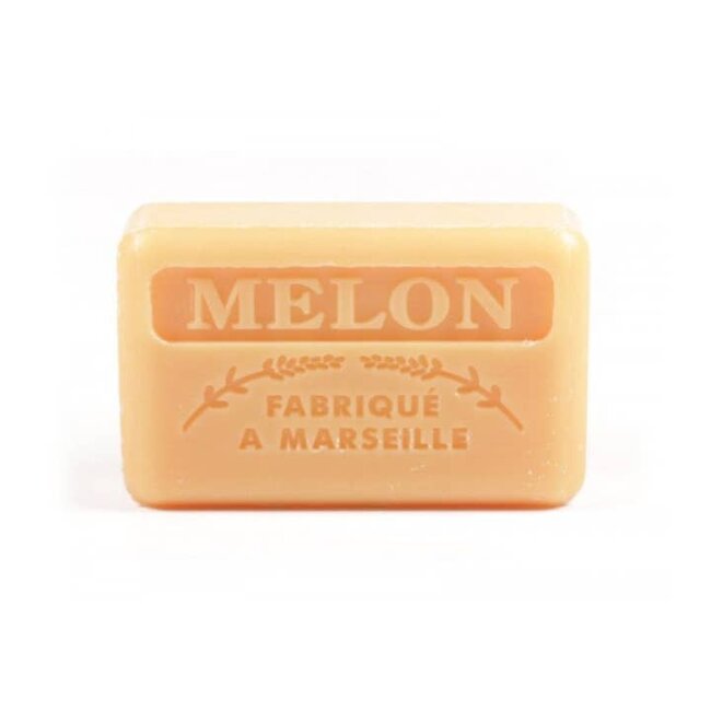 Au Savon de Marseille Melon - French soap with organic shea butter 125g