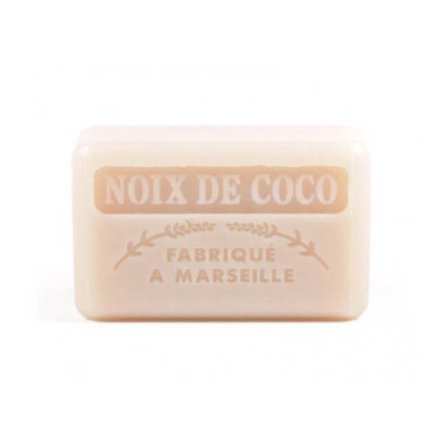 Au Savon de Marseille Coconut - French soap with organic shea butter 125g