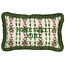 Feeoni Home Sweet Home Embroidered Cushion Green