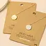 Gold Dipped Etched Mountain Coin Pendant Necklace (more colours)