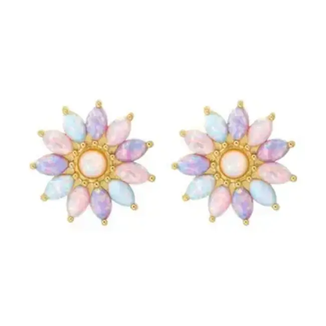 La Kaiser Opal Caribbean Fleur Studs