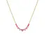 La Kaiser Pink Opal Ombre Cascade Necklace