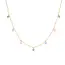 La Kaiser Cotton Candy Opal Droplet Necklace