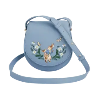 Fable England Peter Rabbit - Blue Embroidered Saddle Bag