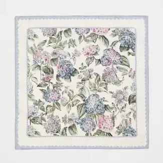 Fable England Hydrangea Square Scarf