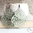 A Pocket of Posies Big Damask Filigree Earrings in  Sage Patina