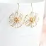 A Pocket of Posies Gold Floral Filigree Earrings - Looping Daisy