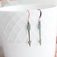 A Pocket of Posies Arrow Earrings - Matte Mint Copper
