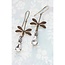 A Pocket of Posies Dragonfly Crystal Glass Earrings