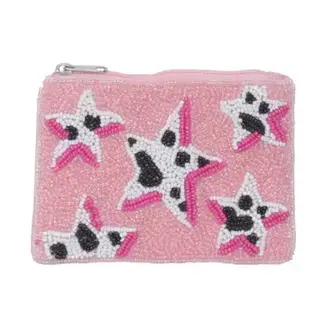 Beaded Coin Purse - Multiple Stars
