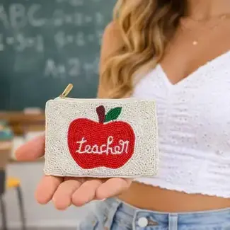 Coin Purse - Teacher Apple