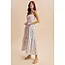 Floral Tiered Maxi Dress In Blue Aura