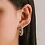 Lover’s Tempo Astaire Hoop Earrings - White