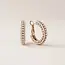 Lover’s Tempo Astaire Hoop Earrings - White