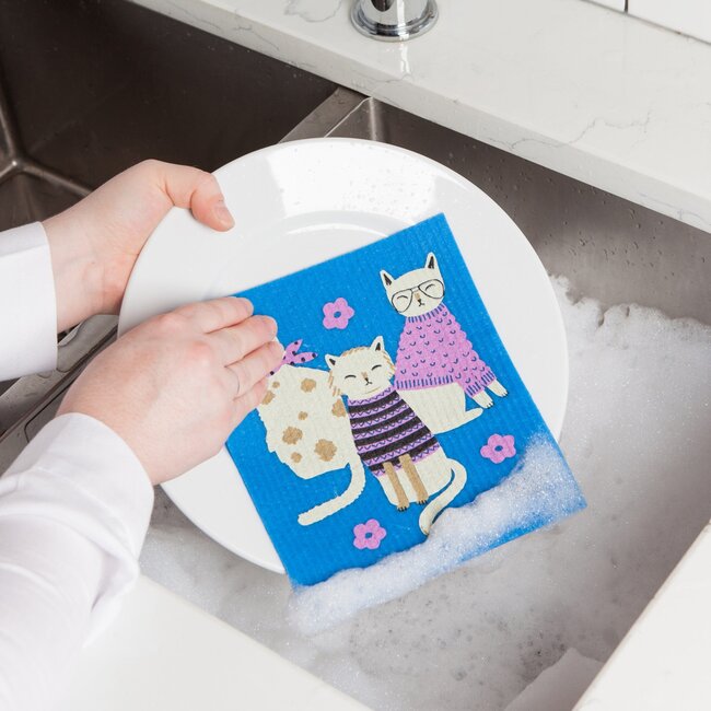 Danica Imports Feline Fine Swedish Sponge Cloth