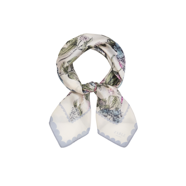 Fable England Hydrangea Square Scarf