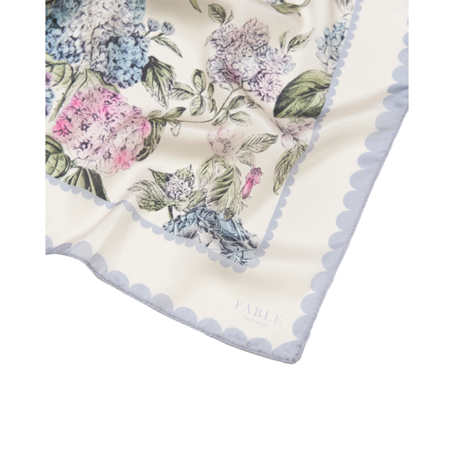 Fable England Hydrangea Square Scarf