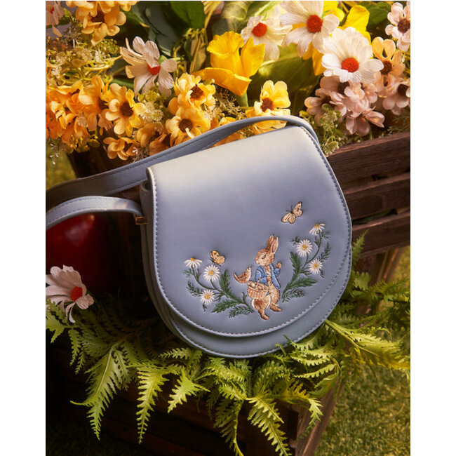 Fable England Peter Rabbit - Blue Embroidered Saddle Bag