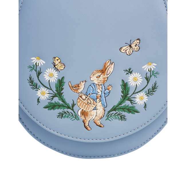 Fable England Peter Rabbit - Blue Embroidered Saddle Bag