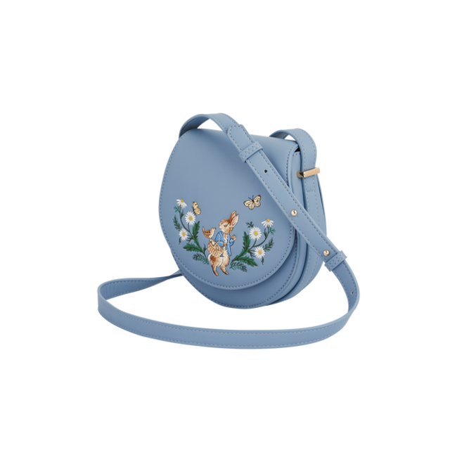 Fable England Peter Rabbit - Blue Embroidered Saddle Bag