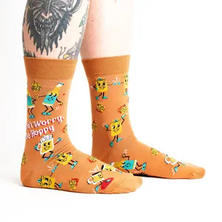 Sock it to me Men's Socks - Don't Worry, Be Hoppy