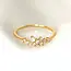 Waterproof Clustered Cubic Zirconia Diamond Ring