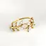 Waterproof Bypass Marquise Olive Branch Ring